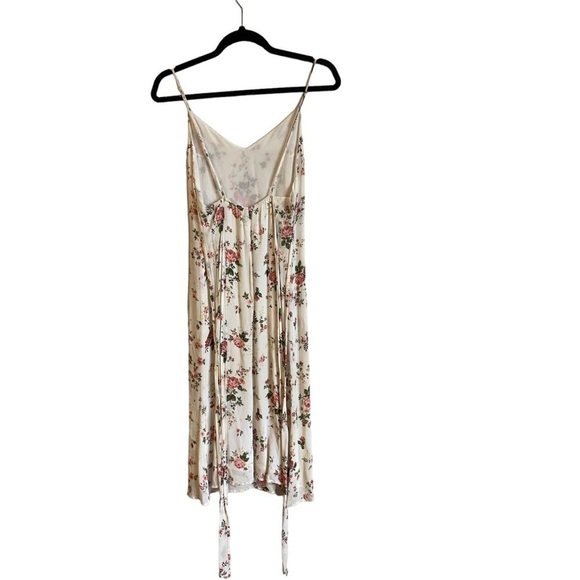 Reformation Dietrich Floral Tie Back Midi Dress in Flourish - Picture 2 of 7